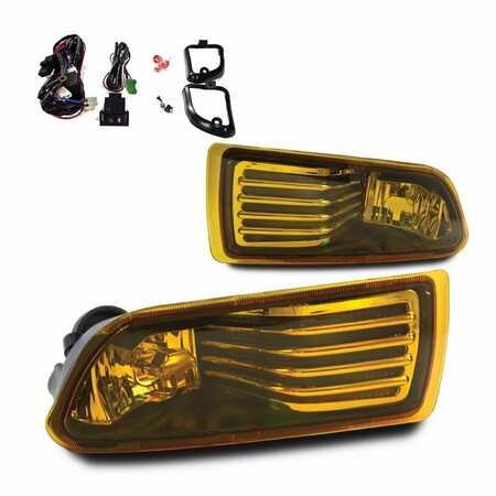 WINJET Fog Lights - Yellow - Wiring Kit Included CFWJ-0070-Y